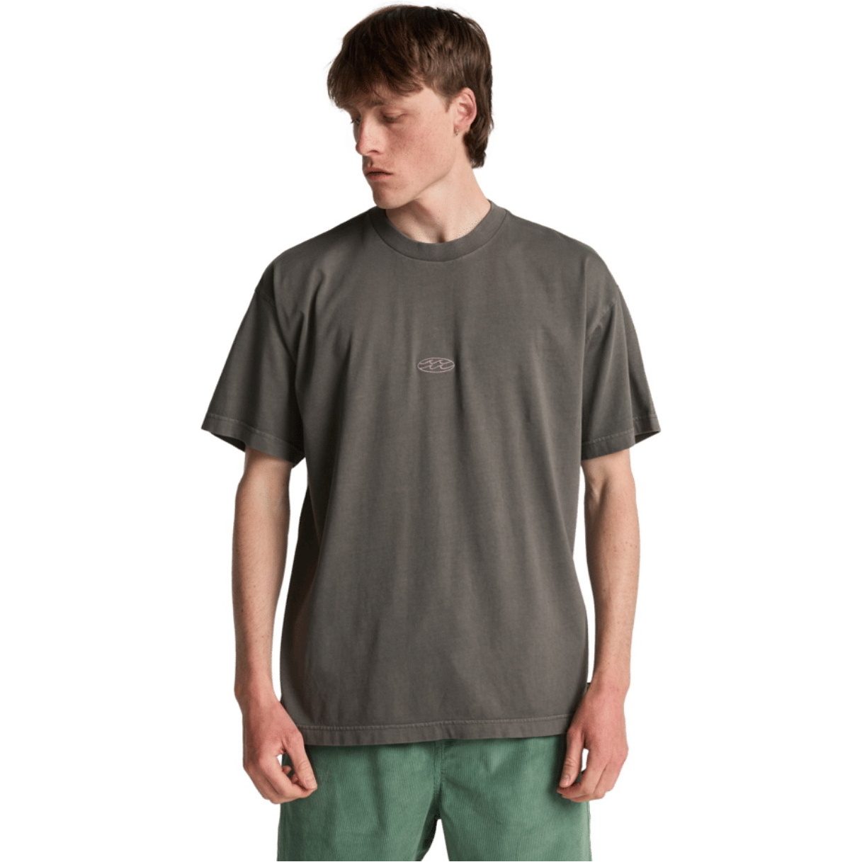 2026 Billabong Mens OG Wave Short Sleeve Knit Top EBYKT00113 - Pewter